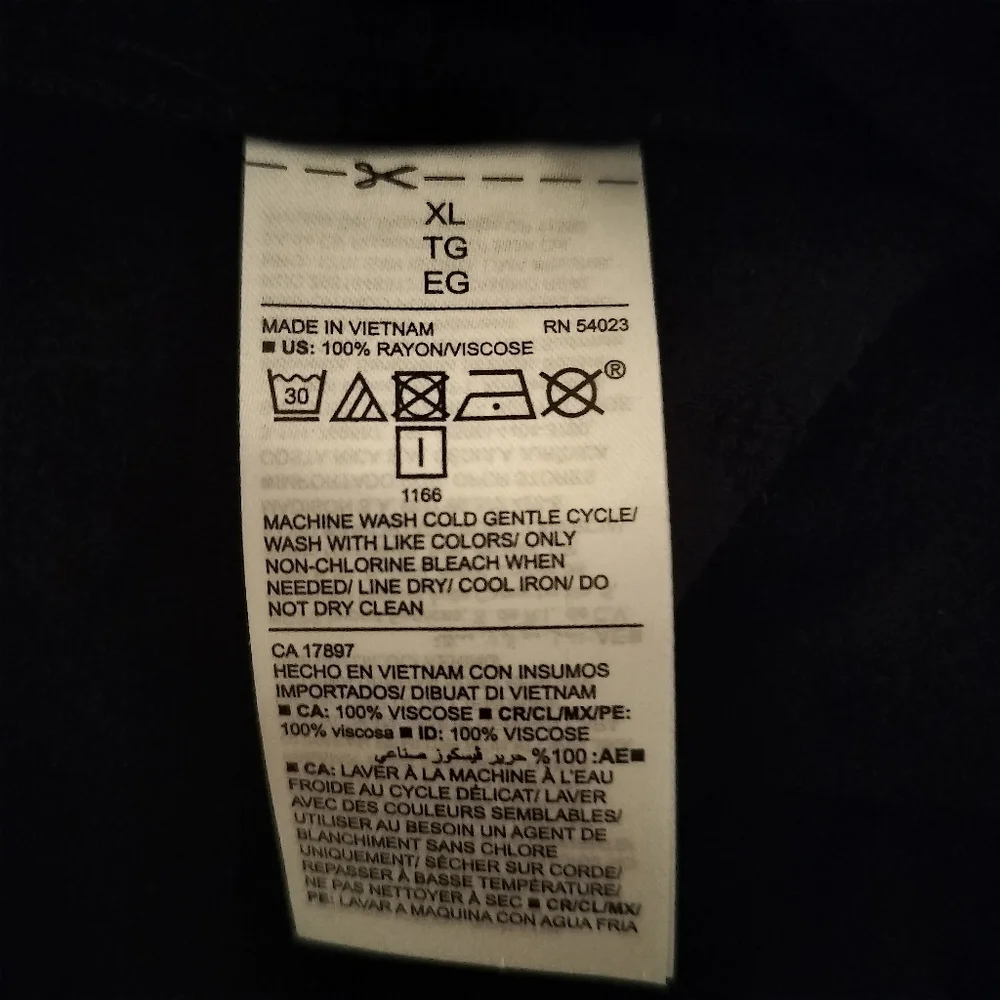 Old Navy Black Long Sleeve V‎ Neck Blouse Size XL  Boho Cottagecore Romantic